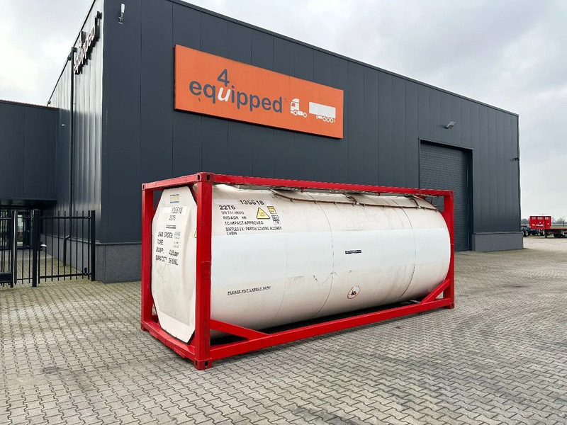 SINGAMAS 20FT ISO, 26.000L/1-COMP/3 BAFFELS/3 manholes, 5Y inspection: 06/2027 - Tanque de almacenamiento: foto 1 SINGAMAS 20FT ISO, 26.000L/1-COMP/3 BAFFELS/3 manholes, 5Y inspection: 06/2027 - Tanque de almacenamiento: foto 1