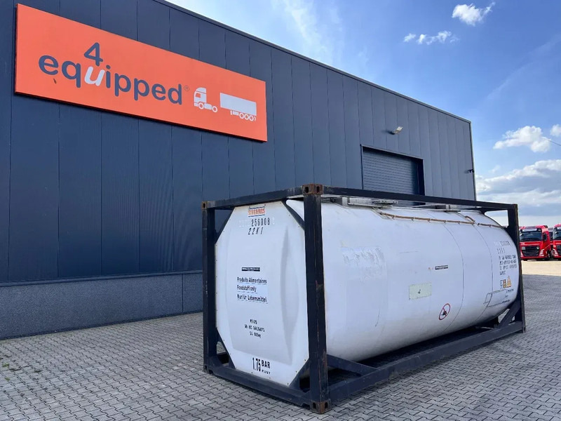 SINGAMAS TOP: Food grade, 25.000L, foodgrade, insp. till 07/2026 - Tanque de almacenamiento: foto 1 SINGAMAS TOP: Food grade, 25.000L, foodgrade, insp. till 07/2026 - Tanque de almacenamiento: foto 1