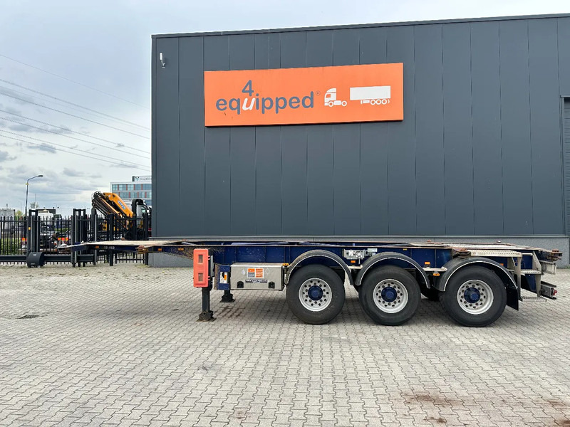 Van Hool 20FT/30FT, ADR (EX/II, EX/III, FL, AT), BPW + drum, ALCOA, galvanized, liftaxle, NL-Chassis - Semirremolque portacontenedore/ Intercambiable: foto 2 Van Hool 20FT/30FT, ADR (EX/II, EX/III, FL, AT), BPW + drum, ALCOA, galvanized, liftaxle, NL-Chassis - Semirremolque portacontenedore/ Intercambiable: foto 2