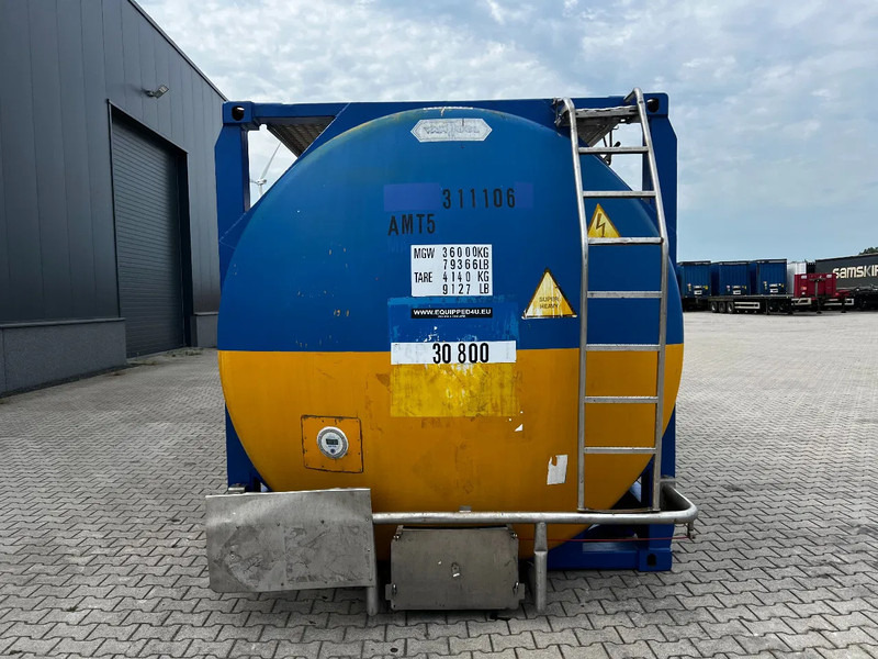 Van Hool 20FT SWAPBODY 30.800L, UN PORTABLE, T7, 5Y ADR- + CSC inspection: 02/2026 - Tanque de almacenamiento: foto 4 Van Hool 20FT SWAPBODY 30.800L, UN PORTABLE, T7, 5Y ADR- + CSC inspection: 02/2026 - Tanque de almacenamiento: foto 4