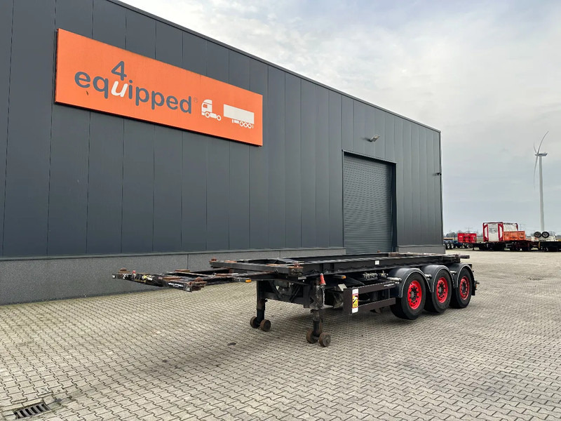 Van Hool 20FT Tipping-chassis, ADR (EX/II, EX/III, FL, AT), SAF + DISC, 2 liftaxles - Semirremolque portacontenedore/ Intercambiable: foto 2 Van Hool 20FT Tipping-chassis, ADR (EX/II, EX/III, FL, AT), SAF + DISC, 2 liftaxles - Semirremolque portacontenedore/ Intercambiable: foto 2