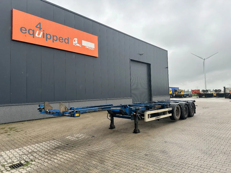 Van Hool 40FT HC-chassis, DISCBRAKES, liftaxle, extendable - Semirremolque portacontenedore/ Intercambiable: foto 1 Van Hool 40FT HC-chassis, DISCBRAKES, liftaxle, extendable - Semirremolque portacontenedore/ Intercambiable: foto 1