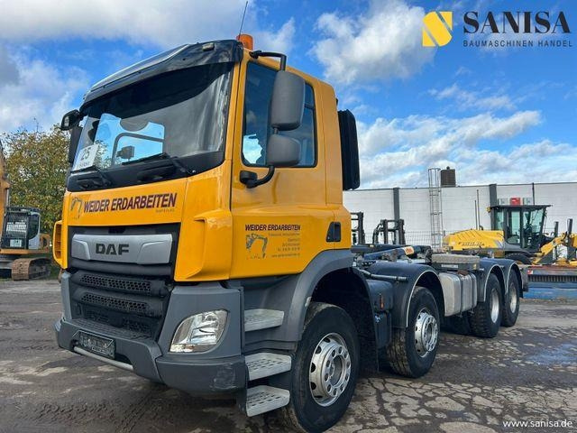DAF CF 450/Abrollkipper HYVA 30-67-S 30TON/Lenkachse - Camión multibasculante: foto 2 DAF CF 450/Abrollkipper HYVA 30-67-S 30TON/Lenkachse - Camión multibasculante: foto 2