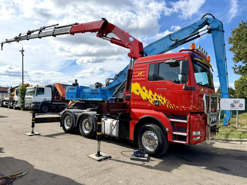 MAN TGA 33.530 6x4 - 90T ZSM + KRAN HMF 3720 K6 (17.3m) - RETARDER - MANUAL ZF - EURO 3 - 590.000km - ALCOA -  BIG AXLES HUB REDUCTION - BE TRUCK - TOP CONDITION - Cabeza tractora: foto 2 MAN TGA 33.530 6x4 - 90T ZSM + KRAN HMF 3720 K6 (17.3m) - RETARDER - MANUAL ZF - EURO 3 - 590.000km - ALCOA -  BIG AXLES HUB REDUCTION - BE TRUCK - TOP CONDITION - Cabeza tractora: foto 2