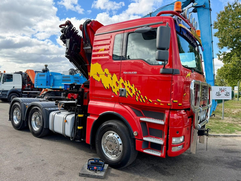 MAN TGA 33.530 6x4 - 90T ZSM + KRAN HMF 3720 K6 (17.3m) - RETARDER - MANUAL ZF - EURO 3 - 590.000km - ALCOA -  BIG AXLES HUB REDUCTION - BE TRUCK - TOP CONDITION - Cabeza tractora: foto 1 MAN TGA 33.530 6x4 - 90T ZSM + KRAN HMF 3720 K6 (17.3m) - RETARDER - MANUAL ZF - EURO 3 - 590.000km - ALCOA -  BIG AXLES HUB REDUCTION - BE TRUCK - TOP CONDITION - Cabeza tractora: foto 1