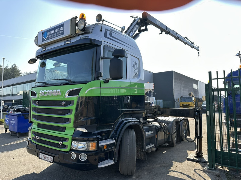 Scania R500 V8 6x2 TRACTOR + CRANE MKG HLK 231 HP (23tm) - 4x HYDR - RADIO - RETARDER - MANUAL - LIFT + STEERING AXLE - Cabeza tractora: foto 5 Scania R500 V8 6x2 TRACTOR + CRANE MKG HLK 231 HP (23tm) - 4x HYDR - RADIO - RETARDER - MANUAL - LIFT + STEERING AXLE - Cabeza tractora: foto 5