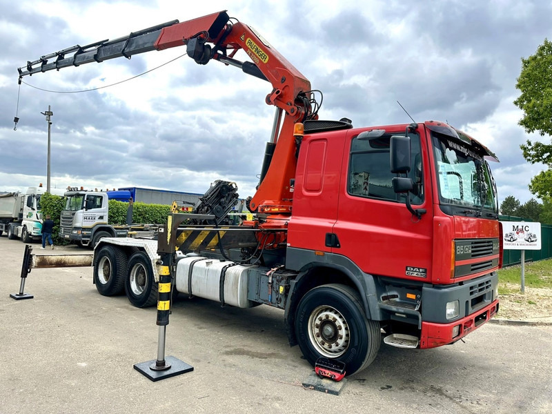DAF 85 CF 430 6x4 CRANE PK 32.000 F (7x) + WINCH - EURO 2 - MANUAL ZF - HUB REDUCTION / STEEL SPRING - BE TRUCK - Camión grúa: foto 1 DAF 85 CF 430 6x4 CRANE PK 32.000 F (7x) + WINCH - EURO 2 - MANUAL ZF - HUB REDUCTION / STEEL SPRING - BE TRUCK - Camión grúa: foto 1