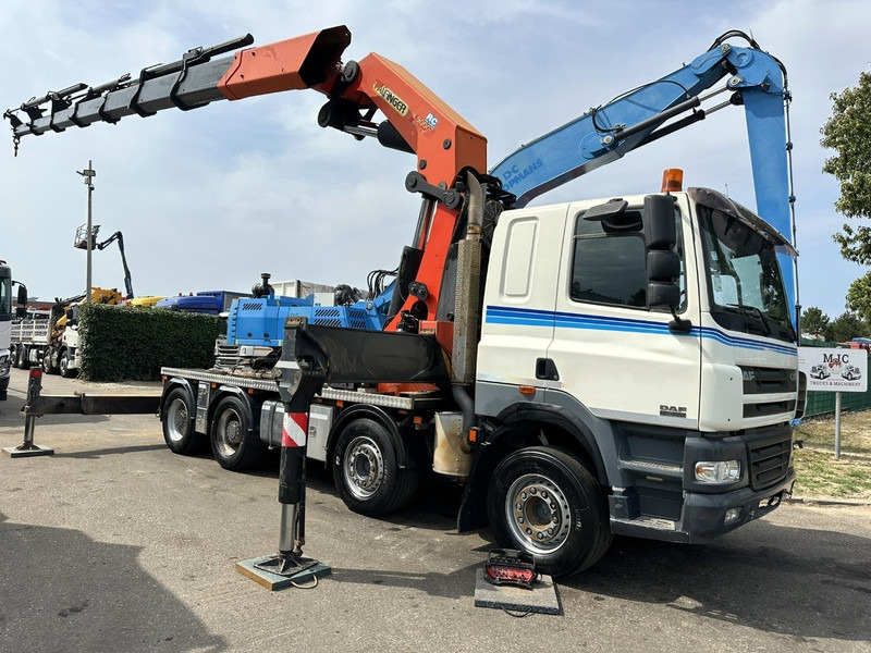 DAF CF 85.480 8x4 + CRANE PALFINGER PK90002 F (7x) - MANUAL ZF - RETARDER - BIG AXLES / HUB REDUCTION - STEEL SPRING - Camión grúa: foto 1 DAF CF 85.480 8x4 + CRANE PALFINGER PK90002 F (7x) - MANUAL ZF - RETARDER - BIG AXLES / HUB REDUCTION - STEEL SPRING - Camión grúa: foto 1