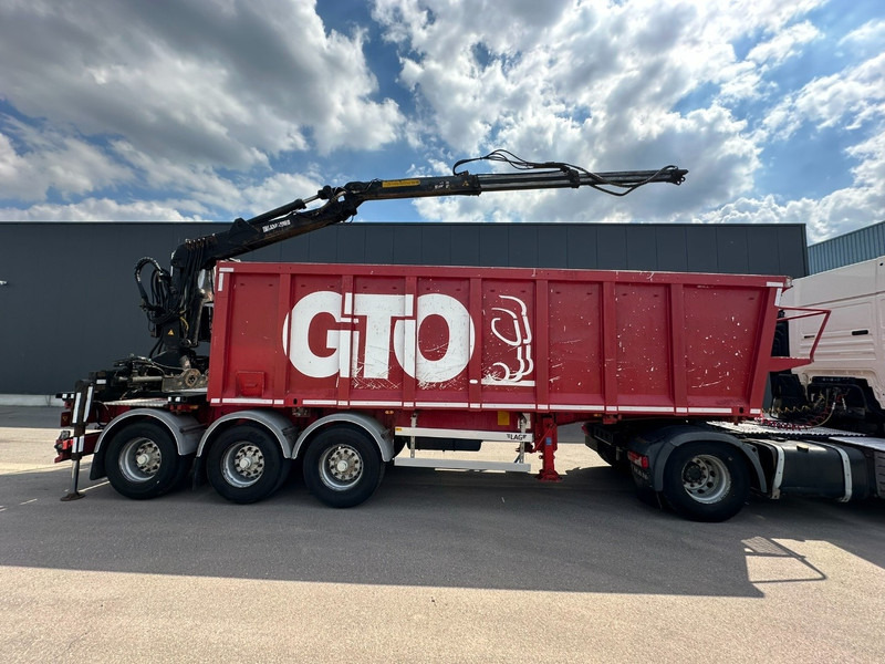 LAG 3-AXLES ALU BOX + CRANE JONSORED 1090 DT-CORTO + CABIN - 2x EXTENDABLE - 5/6 F - BELGIAN PAPERS - Semirremolque plataforma/ Caja abierta: foto 3 LAG 3-AXLES ALU BOX + CRANE JONSORED 1090 DT-CORTO + CABIN - 2x EXTENDABLE - 5/6 F - BELGIAN PAPERS - Semirremolque plataforma/ Caja abierta: foto 3