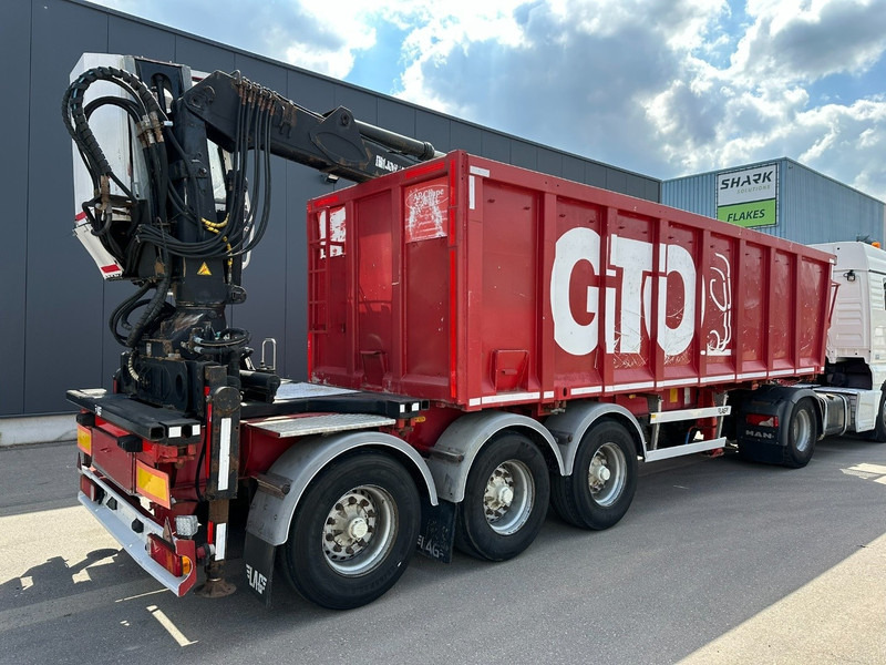 LAG 3-AXLES ALU BOX + CRANE JONSORED 1090 DT-CORTO + CABIN - 2x EXTENDABLE - 5/6 F - BELGIAN PAPERS - Semirremolque plataforma/ Caja abierta: foto 5 LAG 3-AXLES ALU BOX + CRANE JONSORED 1090 DT-CORTO + CABIN - 2x EXTENDABLE - 5/6 F - BELGIAN PAPERS - Semirremolque plataforma/ Caja abierta: foto 5