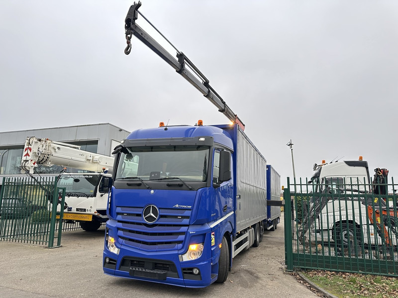 Mercedes-Benz Actros 2645 6x2 105m³ JUMBO + RETARDER + KRAN PALFINGER PK 19.001 SLD (4x) + RADIO - *FULL AIR* - FRIGO - EURO 6 - SAF AXLES - BELGIAN TRUCK - Camión caja cerrada, Camión grúa: foto 4 Mercedes-Benz Actros 2645 6x2 105m³ JUMBO + RETARDER + KRAN PALFINGER PK 19.001 SLD (4x) + RADIO - *FULL AIR* - FRIGO - EURO 6 - SAF AXLES - BELGIAN TRUCK - Camión caja cerrada, Camión grúa: foto 4
