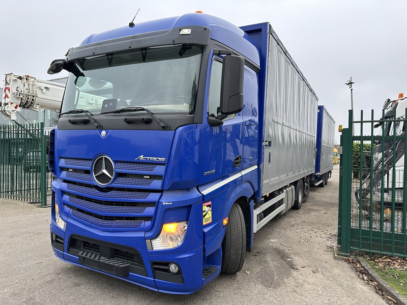 Mercedes-Benz Actros 2645 6x2 105m³ JUMBO + RETARDER + KRAN PALFINGER PK 19.001 SLD (4x) + RADIO - *FULL AIR* - FRIGO - EURO 6 - SAF AXLES - BELGIAN TRUCK - Camión caja cerrada, Camión grúa: foto 3 Mercedes-Benz Actros 2645 6x2 105m³ JUMBO + RETARDER + KRAN PALFINGER PK 19.001 SLD (4x) + RADIO - *FULL AIR* - FRIGO - EURO 6 - SAF AXLES - BELGIAN TRUCK - Camión caja cerrada, Camión grúa: foto 3