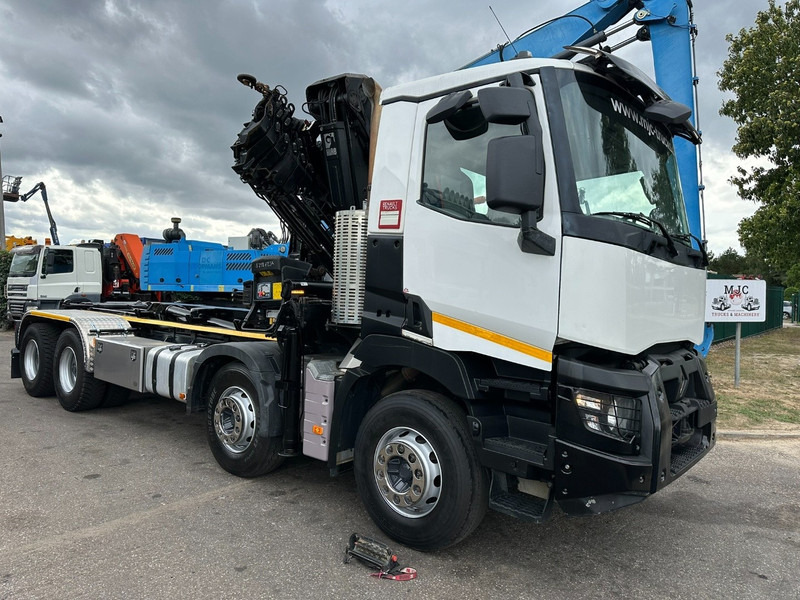 Renault C460 8x4 + (19m!) KRAN HIAB 288 E-6 HIDUO - RADIO - 5/6 F - STEEL SPRING / HUB REDUCTION - BE TRUCK - Camión multibasculante, Camión grúa: foto 2 Renault C460 8x4 + (19m!) KRAN HIAB 288 E-6 HIDUO - RADIO - 5/6 F - STEEL SPRING / HUB REDUCTION - BE TRUCK - Camión multibasculante, Camión grúa: foto 2
