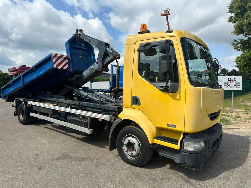 Renault MIDLUM 220 DCI 4x2 12T - EURO 3 - HOOKLIFT / ABROLLKIPPER / AMPLIROL / GANCHO - *243.000km* - AIR SUSPENSION - BE TRUCK - Camión multibasculante: foto 1 Renault MIDLUM 220 DCI 4x2 12T - EURO 3 - HOOKLIFT / ABROLLKIPPER / AMPLIROL / GANCHO - *243.000km* - AIR SUSPENSION - BE TRUCK - Camión multibasculante: foto 1