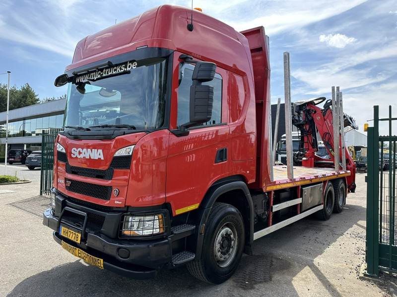 Scania G500 XT 6x4 WOOD / TIMBER / HOLZ CRANE PALFINGER EPSILON Q150Z + RETARDER - FULL AIR SUSP. - BE TRUCK - Camión grúa: foto 3 Scania G500 XT 6x4 WOOD / TIMBER / HOLZ CRANE PALFINGER EPSILON Q150Z + RETARDER - FULL AIR SUSP. - BE TRUCK - Camión grúa: foto 3