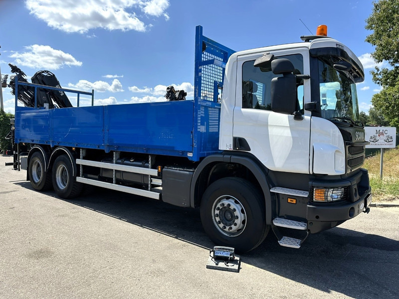 Scania P410 6x4 + CRANE HIAB 166 ES-4 - RETARDER - ROTATOR - PLATFORM 6m80 - BIG AXLES HUB REDUCTION - STEEL SPRING - Camión grúa: foto 3 Scania P410 6x4 + CRANE HIAB 166 ES-4 - RETARDER - ROTATOR - PLATFORM 6m80 - BIG AXLES HUB REDUCTION - STEEL SPRING - Camión grúa: foto 3