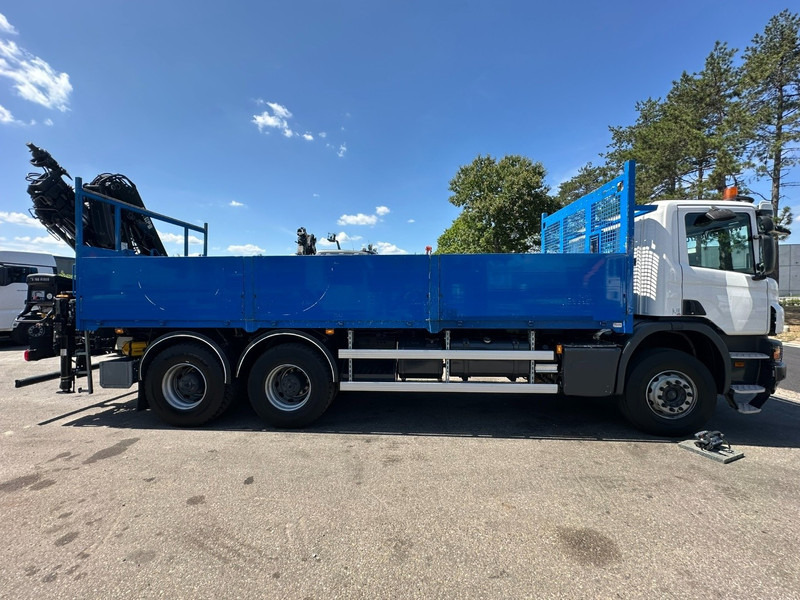 Scania P410 6x4 + CRANE HIAB 166 ES-4 - RETARDER - ROTATOR - PLATFORM 6m80 - BIG AXLES HUB REDUCTION - STEEL SPRING - Camión grúa: foto 5 Scania P410 6x4 + CRANE HIAB 166 ES-4 - RETARDER - ROTATOR - PLATFORM 6m80 - BIG AXLES HUB REDUCTION - STEEL SPRING - Camión grúa: foto 5