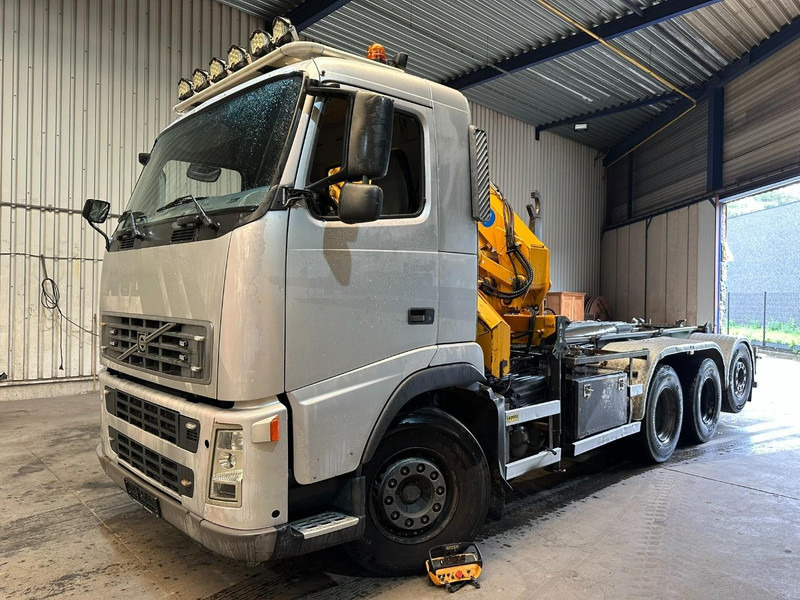 Volvo FH12-420 8x4 HOOKLIFT AJK + CRANE EFFER 250 - 3S - RADIO - TRIDEM LIFT + STEERING AXLE - I SHIFT - BE TRUCK - Camión multibasculante, Camión grúa: foto 1 Volvo FH12-420 8x4 HOOKLIFT AJK + CRANE EFFER 250 - 3S - RADIO - TRIDEM LIFT + STEERING AXLE - I SHIFT - BE TRUCK - Camión multibasculante, Camión grúa: foto 1