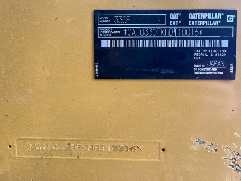 Excavadora de cadenas Cat 330F L: foto 9