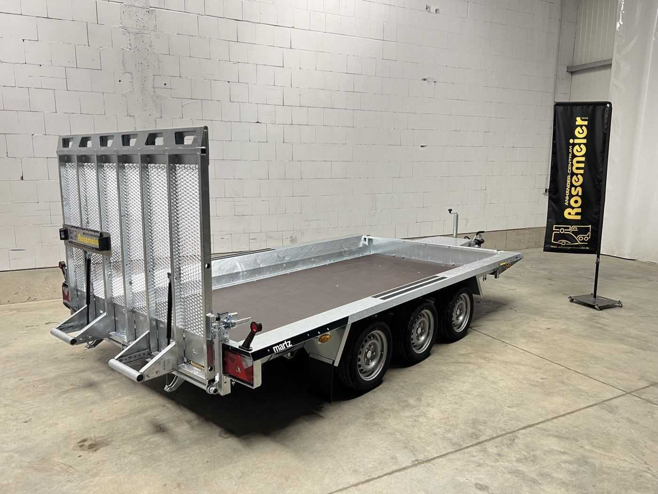 MARTZ BAU-3 400/3 S 3,5T Maschinentransporter - Remolque: foto 3 MARTZ BAU-3 400/3 S 3,5T Maschinentransporter - Remolque: foto 3