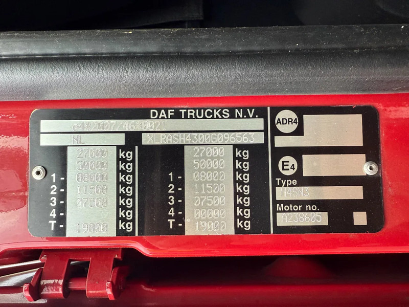 Camión chasis DAF XF 460 XF460 6X2 SCC EURO6 CHASSIS - HOLLAND TRUCK - SMART TACHO -TOP CONDITION!!!!: foto 8 Camión chasis DAF XF 460 XF460 6X2 SCC EURO6 CHASSIS - HOLLAND TRUCK - SMART TACHO -TOP CONDITION!!!!: foto 8