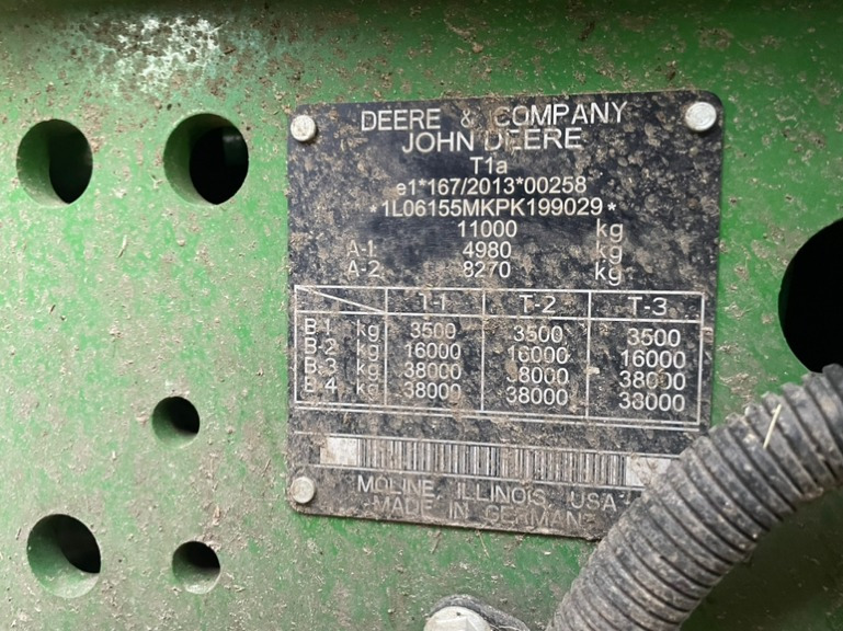 John Deere 6155M - Tractor: foto 4 John Deere 6155M - Tractor: foto 4