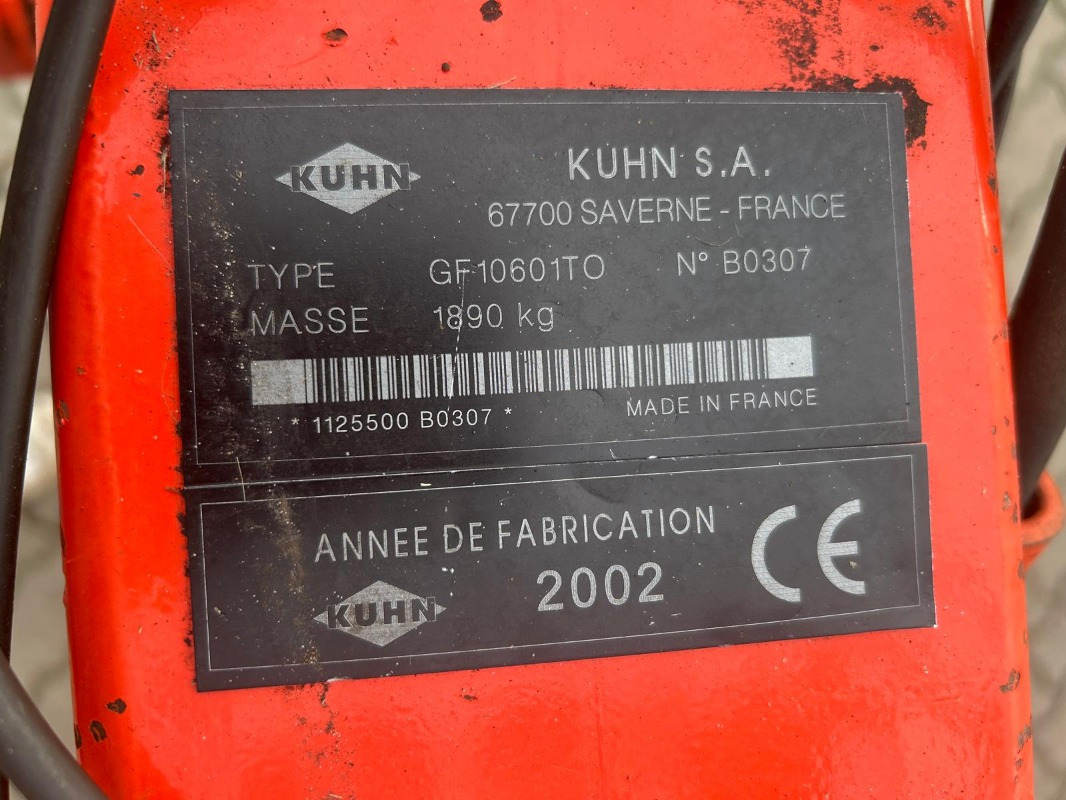 Kuhn GF 10601 TO - Henificadora: foto 3 Kuhn GF 10601 TO - Henificadora: foto 3
