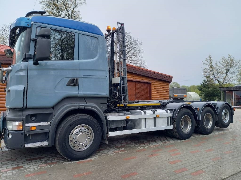 Camión multibasculante Scania R 480, 8x4, JOAB 24T HOOKLIFT: foto 11