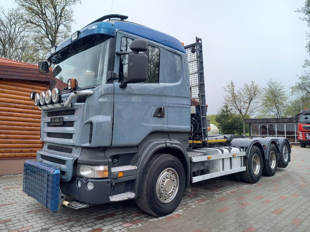 Camión multibasculante Scania R 480, 8x4, JOAB 24T HOOKLIFT: foto 10