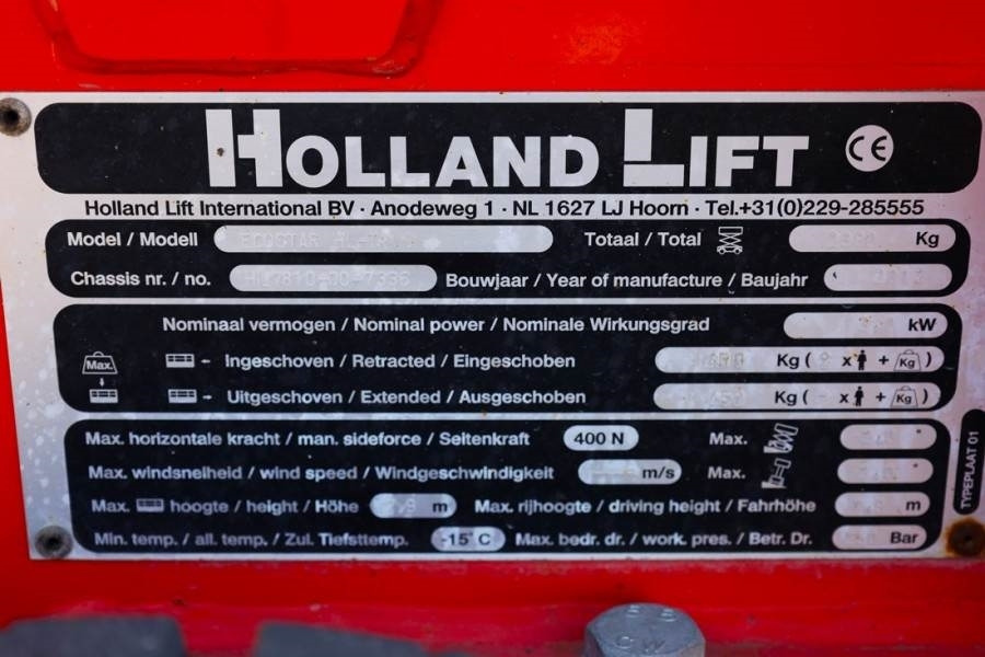 Holland Lift Ecostar HL-7810 Electric, 10m Working Height, 450k - Plataforma de tijeras: foto 5 Holland Lift Ecostar HL-7810 Electric, 10m Working Height, 450k - Plataforma de tijeras: foto 5
