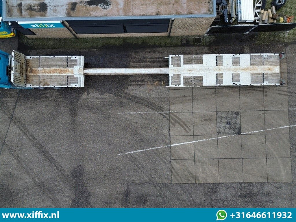 Kässbohrer 3-ass. Vlakke uitschuifbare Mega oplegger / Naloop gestuurd - Semirremolque plataforma/ Caja abierta: foto 3 Kässbohrer 3-ass. Vlakke uitschuifbare Mega oplegger / Naloop gestuurd - Semirremolque plataforma/ Caja abierta: foto 3