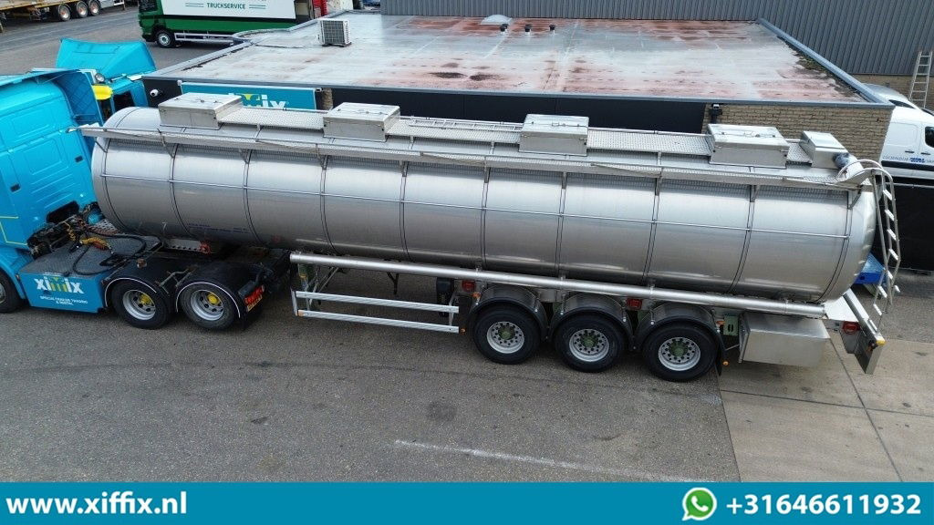 Parcisa 3-ass. Geisoleerde RVS tankoplegger / ADR / Chemie / 1 Compartiment - Semirremolque cisterna: foto 2 Parcisa 3-ass. Geisoleerde RVS tankoplegger / ADR / Chemie / 1 Compartiment - Semirremolque cisterna: foto 2