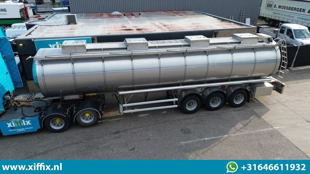 Parcisa 3-ass. Geisoleerde RVS tankoplegger / ADR / Chemie / 1 Compartiment - Semirremolque cisterna: foto 1 Parcisa 3-ass. Geisoleerde RVS tankoplegger / ADR / Chemie / 1 Compartiment - Semirremolque cisterna: foto 1