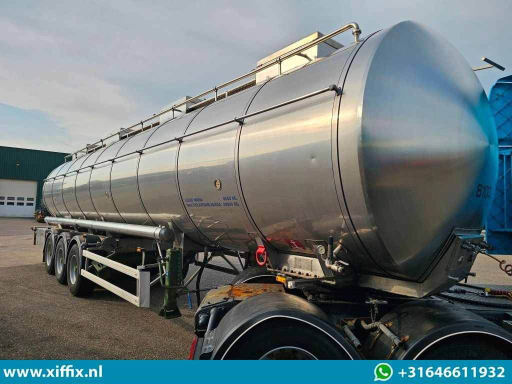 Parcisa 3-ass. Geisoleerde RVS tankoplegger / ADR / Chemie / 1 Compartiment - Semirremolque cisterna: foto 4 Parcisa 3-ass. Geisoleerde RVS tankoplegger / ADR / Chemie / 1 Compartiment - Semirremolque cisterna: foto 4