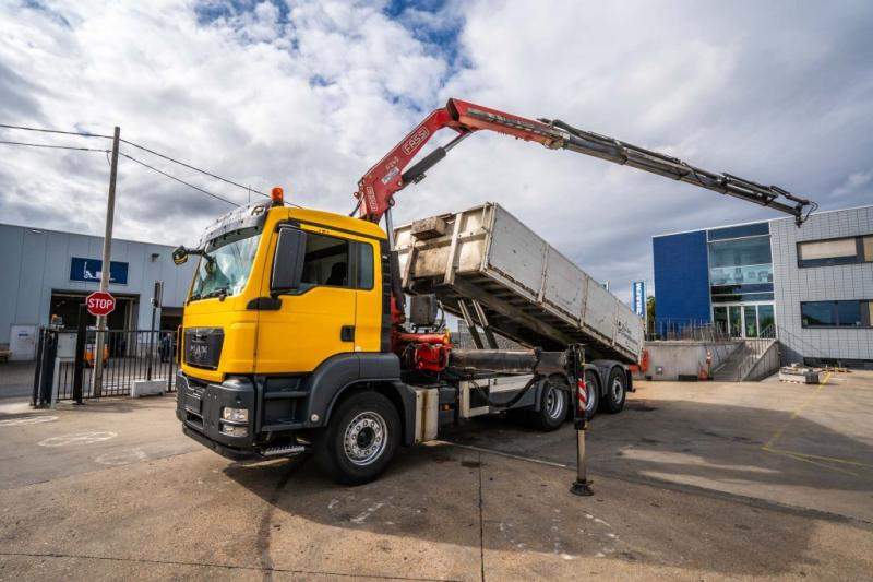 MAN TGS 32.400 BL + Fassi 245A/5x - Camión volquete, Camión grúa: foto 1 MAN TGS 32.400 BL + Fassi 245A/5x - Camión volquete, Camión grúa: foto 1
