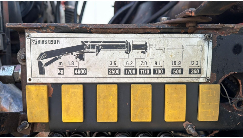 Camión caja abierta, Camión grúa Volvo FL 10 - 320 (MANUAL PUMP / STEEL SUSP. / CRANE / LAMES / POMPE MANUELLE): foto 11