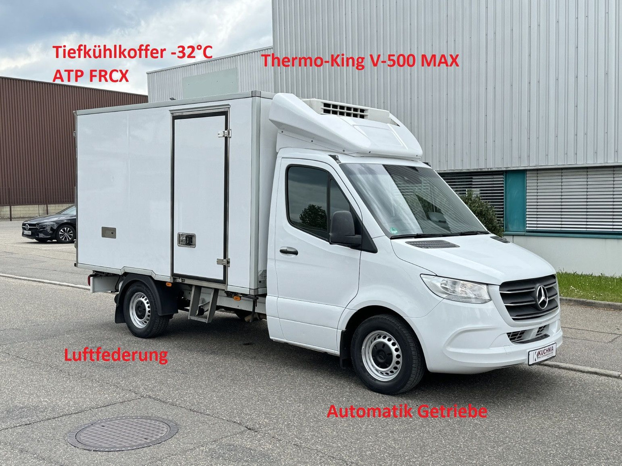 Mercedes-Benz Sprinter 316 Tiefkühl 3,3m TK V-500 MAX Luftgef. - Furgoneta frigorifica: foto 1 Mercedes-Benz Sprinter 316 Tiefkühl 3,3m TK V-500 MAX Luftgef. - Furgoneta frigorifica: foto 1