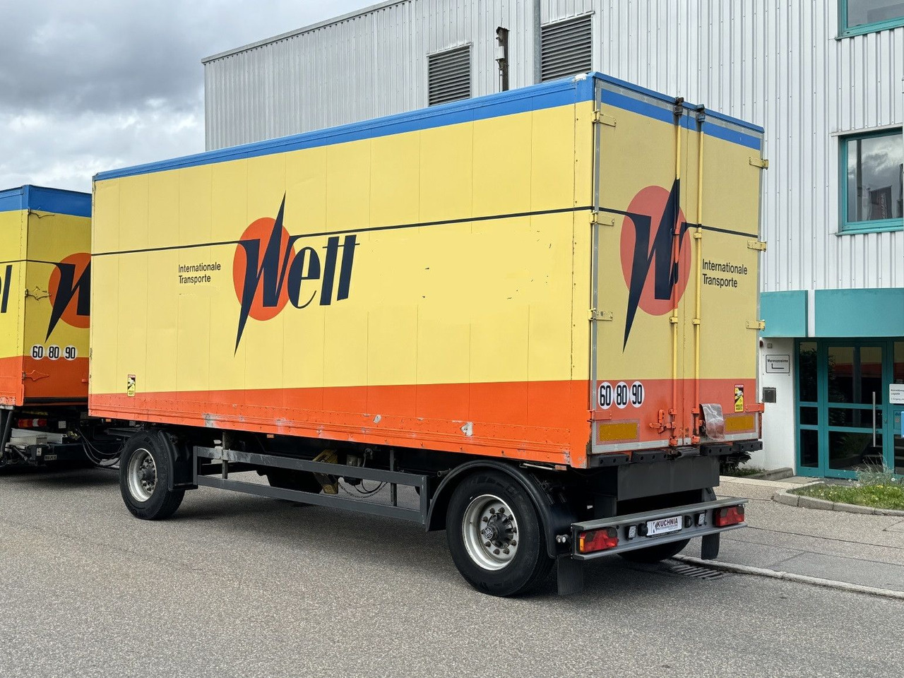 Genkopf 14t Alu-Möbelkoffer 7,1m BPW Luft ZS - Remolque caja cerrada: foto 1 Genkopf 14t Alu-Möbelkoffer 7,1m BPW Luft ZS - Remolque caja cerrada: foto 1