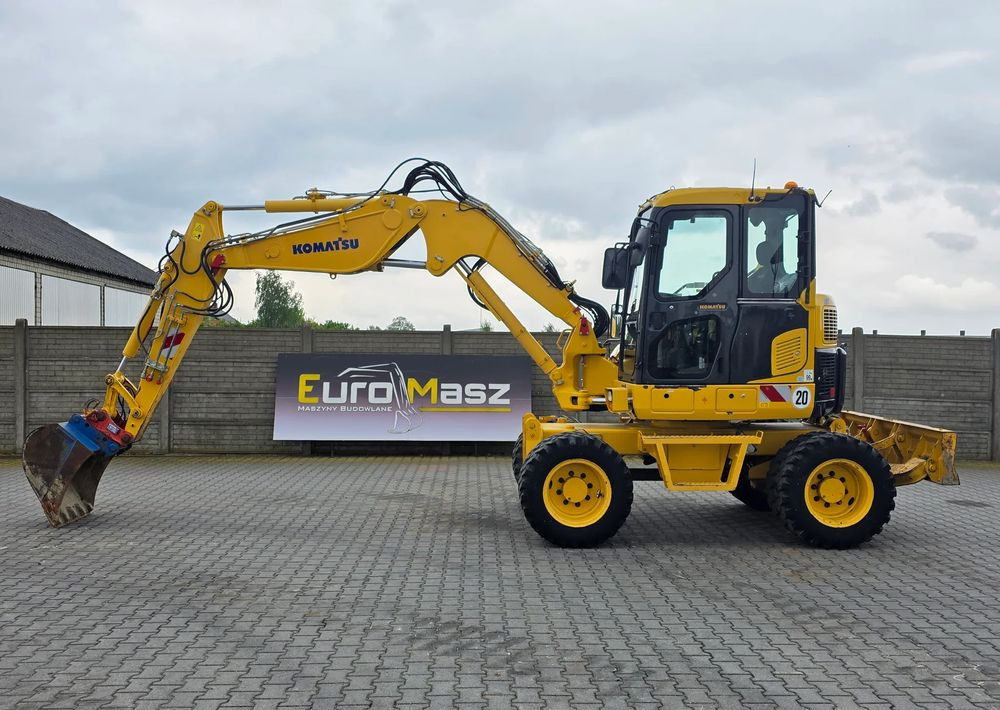 Komatsu PW 98MR-8, 2017 ROK, 5200 MTH, BEZ DPF i ADBLUE - Excavadora de ruedas: foto 2 Komatsu PW 98MR-8, 2017 ROK, 5200 MTH, BEZ DPF i ADBLUE - Excavadora de ruedas: foto 2