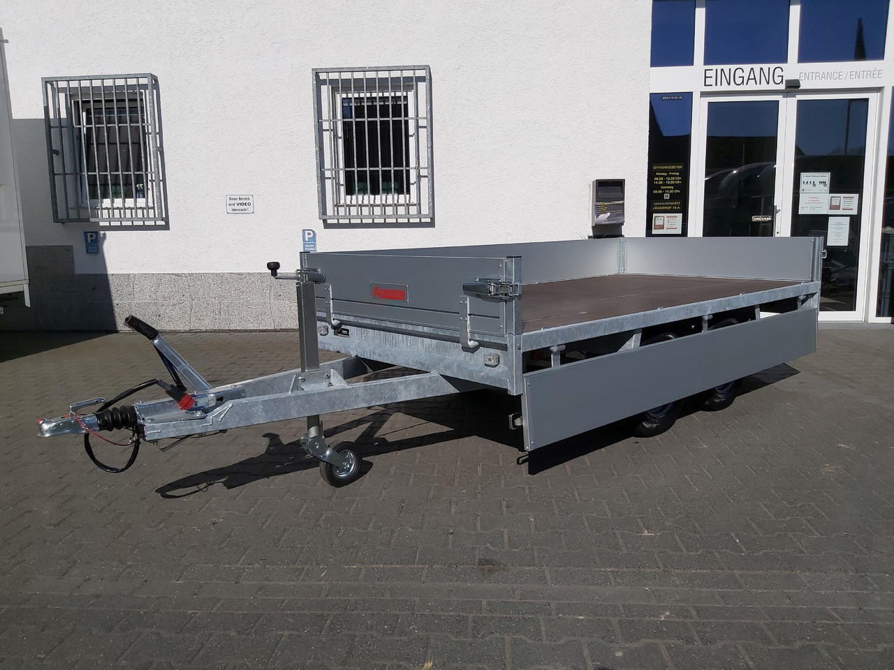 Anssems Hochlader PSX - S 2000 305x153x30cm (M) 2000kg - Remolque plataforma/ Caja abierta: foto 2 Anssems Hochlader PSX - S 2000 305x153x30cm (M) 2000kg - Remolque plataforma/ Caja abierta: foto 2
