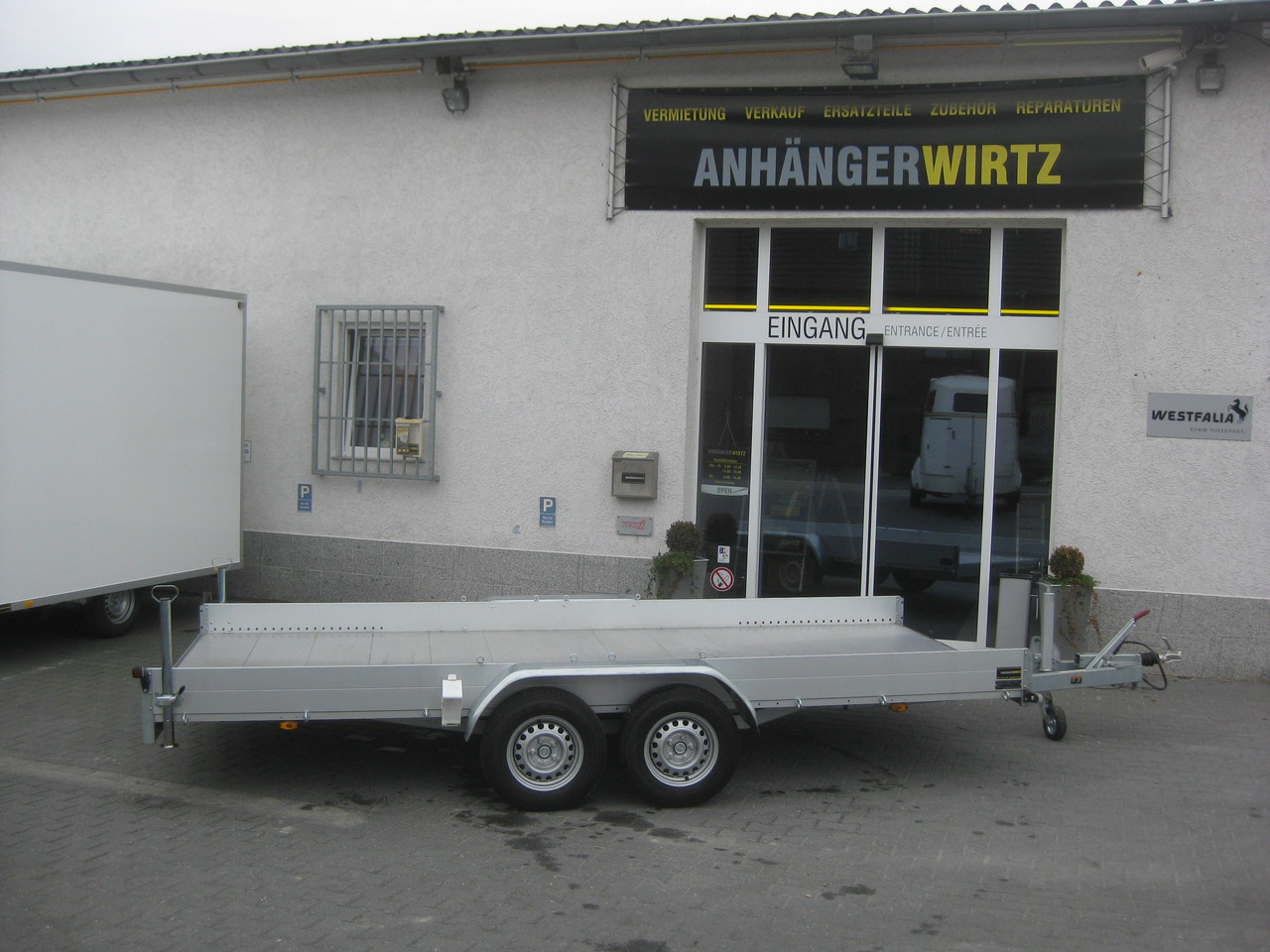 Anssems Transporter AMT 2500 440x190x18cm Aluboden Alurampen Seilwinde 2500kg Modell 22 - Remolque plataforma/ Caja abierta: foto 4 Anssems Transporter AMT 2500 440x190x18cm Aluboden Alurampen Seilwinde 2500kg Modell 22 - Remolque plataforma/ Caja abierta: foto 4
