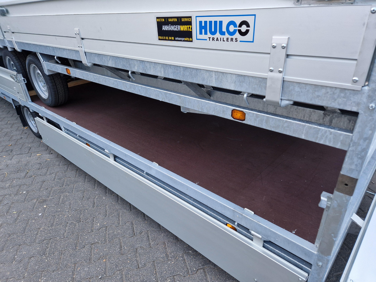Remolque plataforma/ Caja abierta MEDAX - 2 3000 611x203x30cm 12" niedrig Fahrgestell (XXXL) 3000kg: foto 8