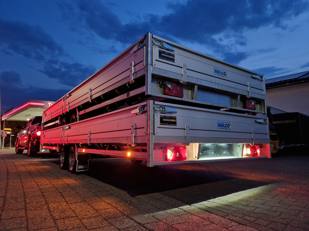 Remolque plataforma/ Caja abierta MEDAX - 2 3000 611x203x30cm 12" niedrig Fahrgestell (XXXL) 3000kg: foto 10