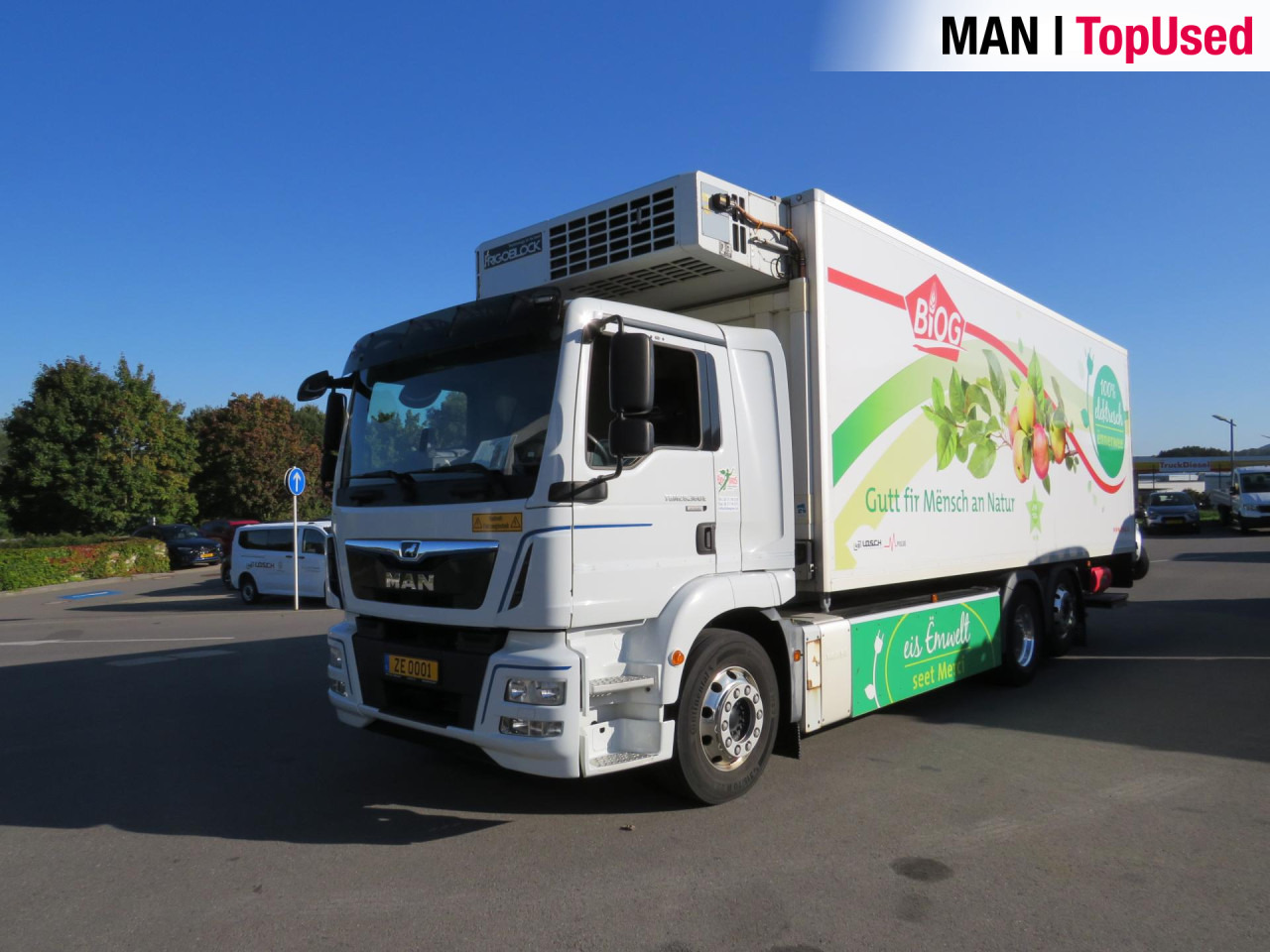 MAN eTGM 26.360 E 6X2-4 LL Kühlkoffer Klima Luftfeder - Camión frigorífico, Camión eléctrico: foto 1 MAN eTGM 26.360 E 6X2-4 LL Kühlkoffer Klima Luftfeder - Camión frigorífico, Camión eléctrico: foto 1