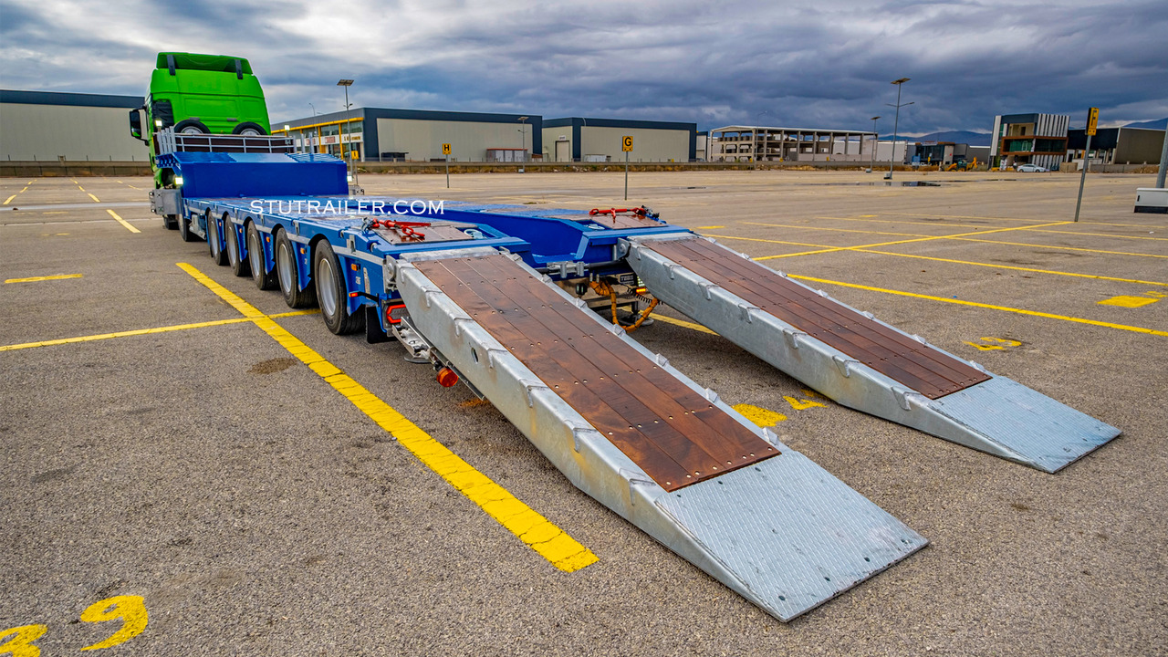 STU 5 Axle Hydraulic Steering Extendable Low Laoder - Semirremolque góndola rebajadas: foto 5 STU 5 Axle Hydraulic Steering Extendable Low Laoder - Semirremolque góndola rebajadas: foto 5