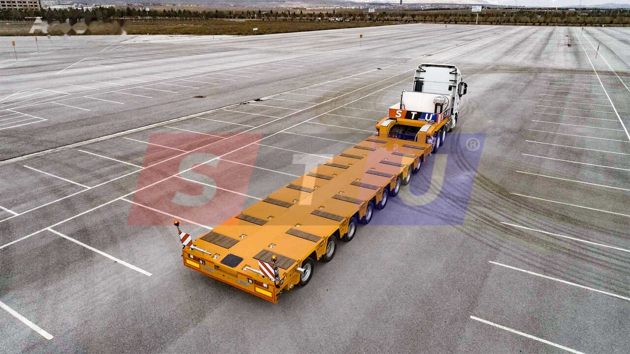 STU 8 AXLE LOWBED- HYDRAULIC STEERING AXLES / 8 ESSİEUX SURBAISSES-E - Semirremolque góndola rebajadas: foto 2 STU 8 AXLE LOWBED- HYDRAULIC STEERING AXLES / 8 ESSİEUX SURBAISSES-E - Semirremolque góndola rebajadas: foto 2