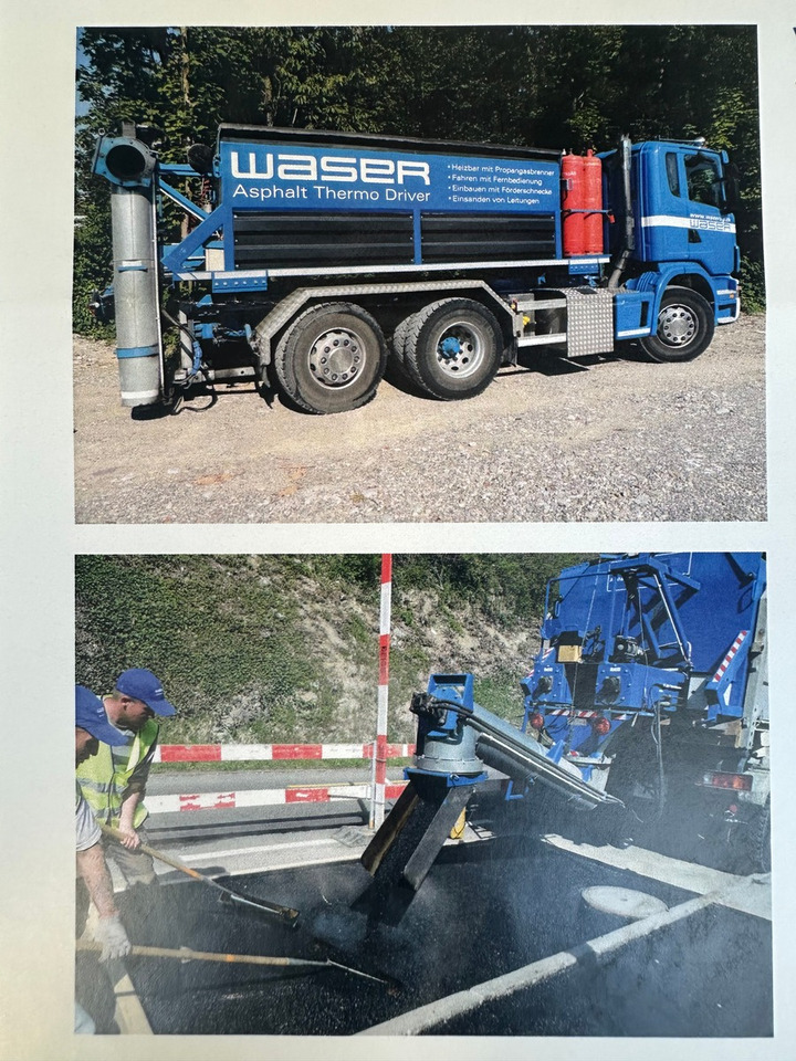 SCANIA G440 6x2 Wechselsistem asphalt thermo - Camión portacontenedor de cadenas: foto 2 SCANIA G440 6x2 Wechselsistem asphalt thermo - Camión portacontenedor de cadenas: foto 2