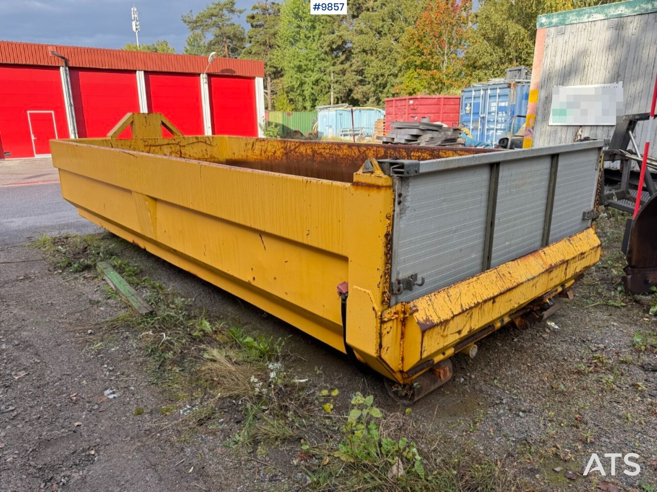 Gravel flatbed Zetterbergs - Contenedor de gancho: foto 3 Gravel flatbed Zetterbergs - Contenedor de gancho: foto 3