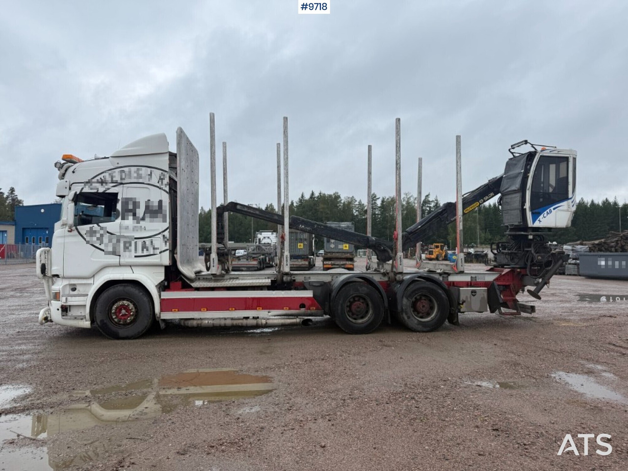 Log truck Scania R520 with crane - Camión forestal, Camión grúa: foto 2 Log truck Scania R520 with crane - Camión forestal, Camión grúa: foto 2