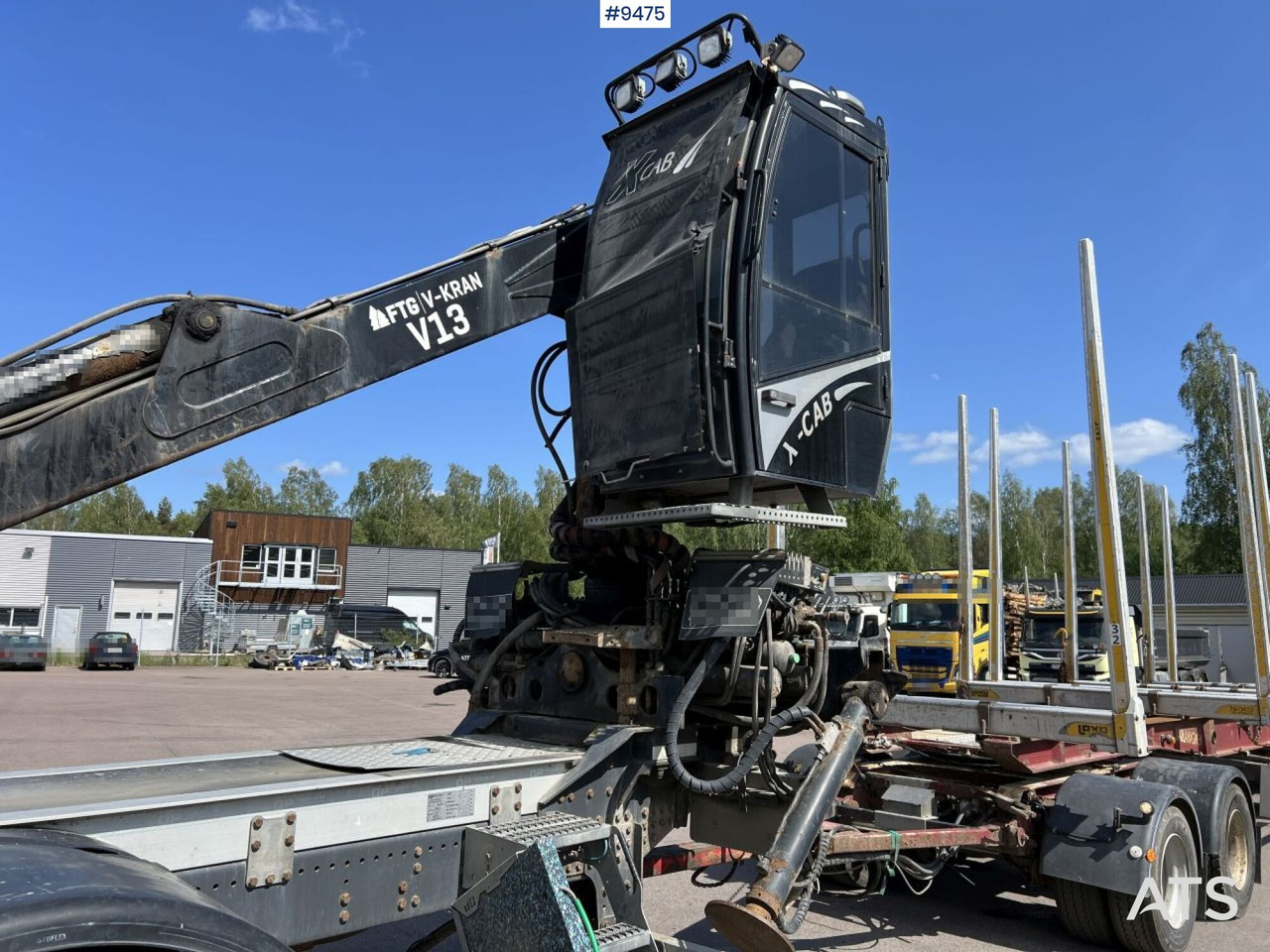 Scania R580 Timmerbil med kran och släp, Timmerekipage - Camión forestal: foto 5 Scania R580 Timmerbil med kran och släp, Timmerekipage - Camión forestal: foto 5